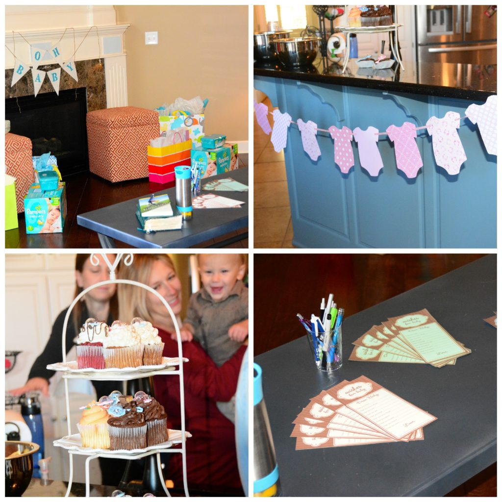 baby shower collage