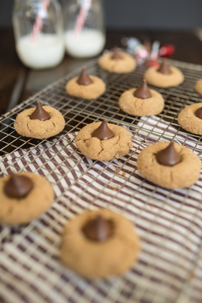 Cookie Butter Blossom Cookies-- Rich Cookie Butter and sweet milk chocolate: The perfect Combination. www.thenewmrsallen.com