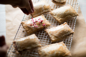 These homemade pop-tarts are flavorful and made with REAL ingredients. I stuck with a homemade pie crust, easy cherry berry jam and light glaze. 