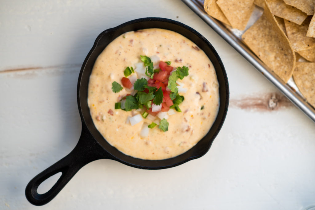 This queso is creamy and rich without the use of Velveeta cheese. Monterrey jack and American cheese are the stars in this Tex-Mex Classic!