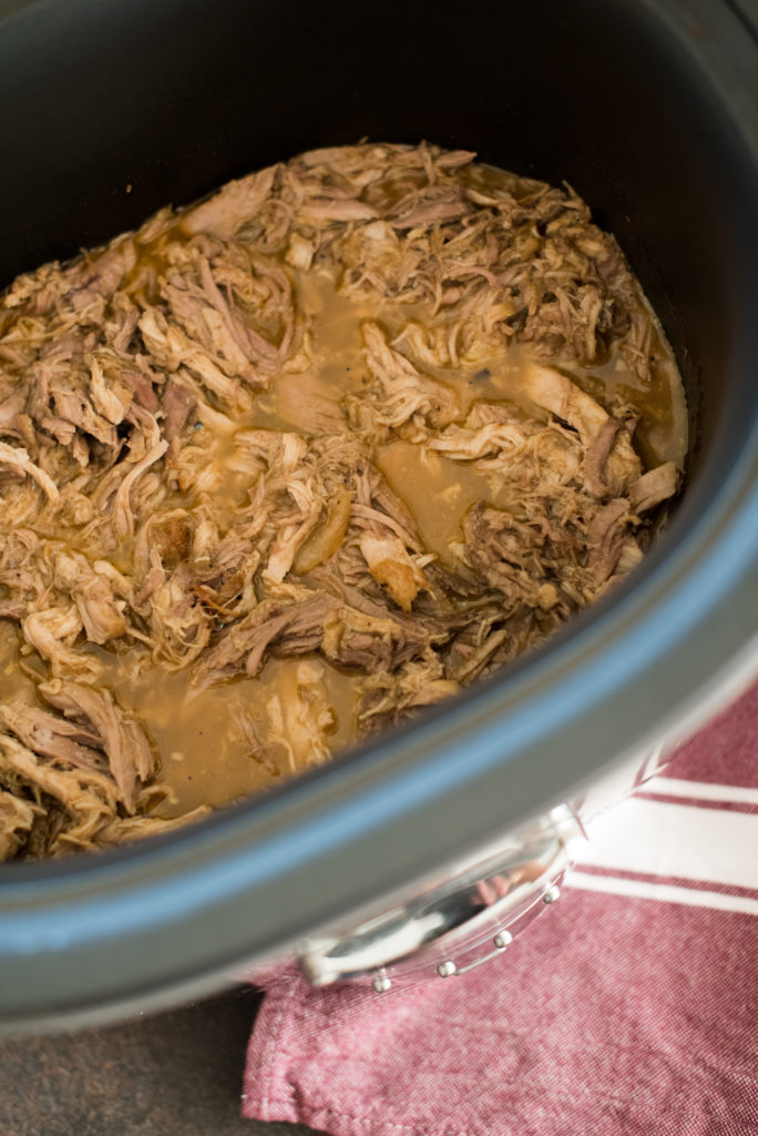 6 Ingredient Slow Cooker Pulled Pork, FirstandFull.com