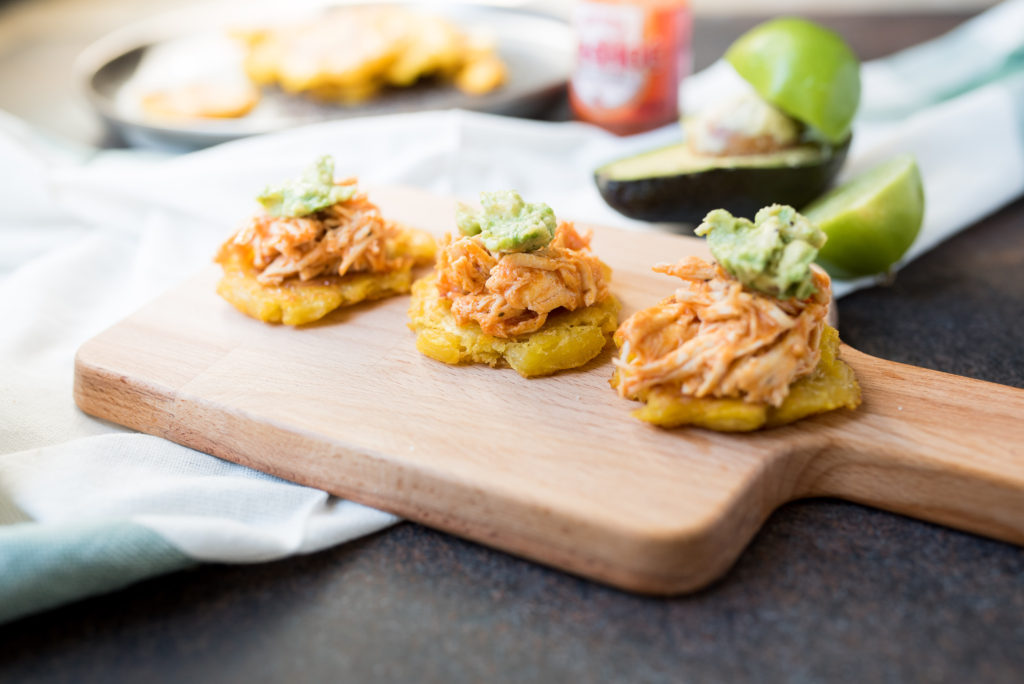 Whole30 Buffalo Chicken Tostones